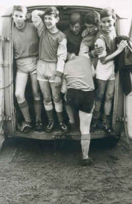Les vestiaires dans le camion